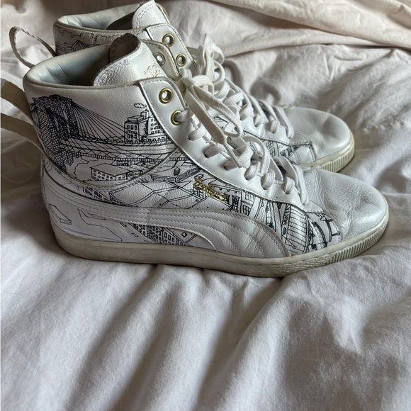 Puma x Sophia Chang Brookynite Men’s size 9 Hi Top Sneakers - Picture 3 of 13